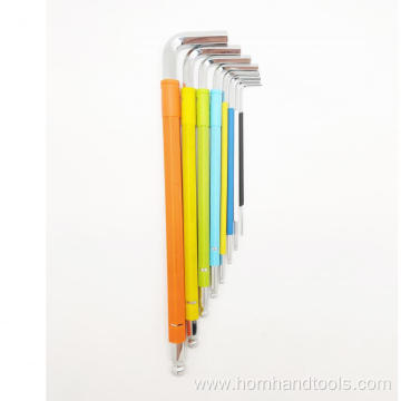 colorful hex key set hollow allen wrench set